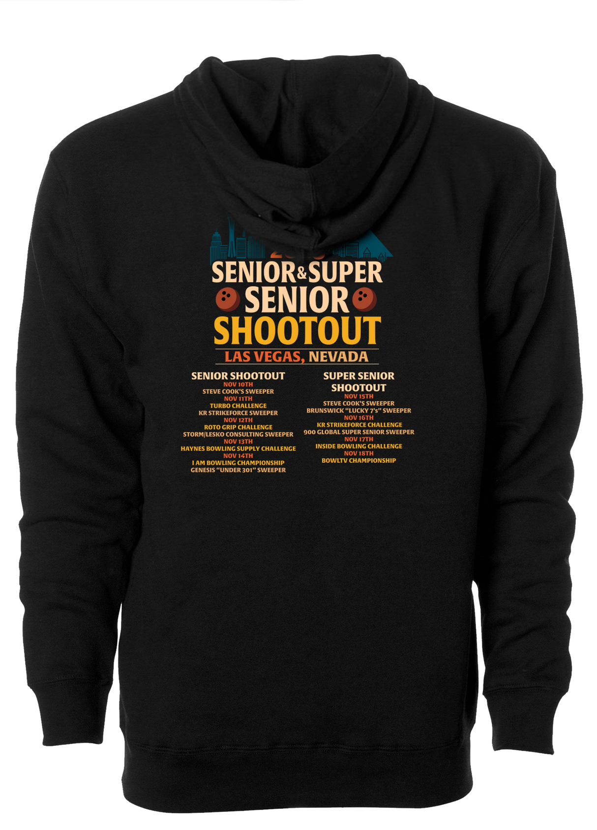 2025 Senior/Super Senior Shootout Tournament Hoodie