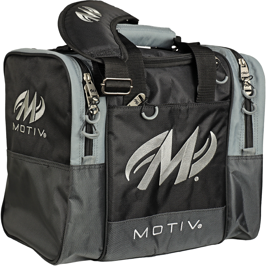 Motiv Shock 1 Ball Single Tote Covert Black Bowling Bag suitcase league tournament play sale discount coupon online pba tour