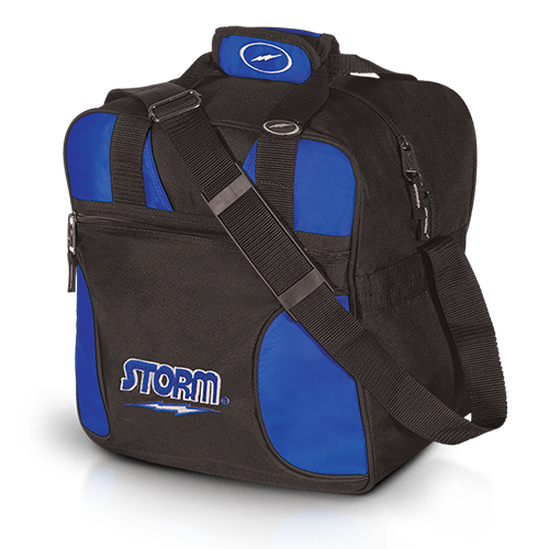 Storm Solo 1 Ball Tote Black/Royal Bowling Bag suitcase league tournament play sale discount coupon online pba tour