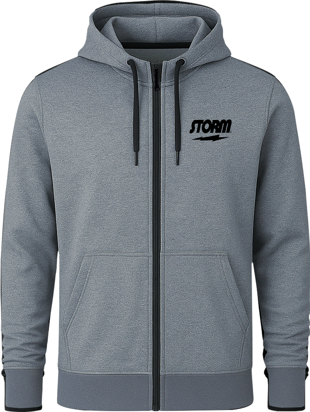 Storm Black Full Zip Hoodie