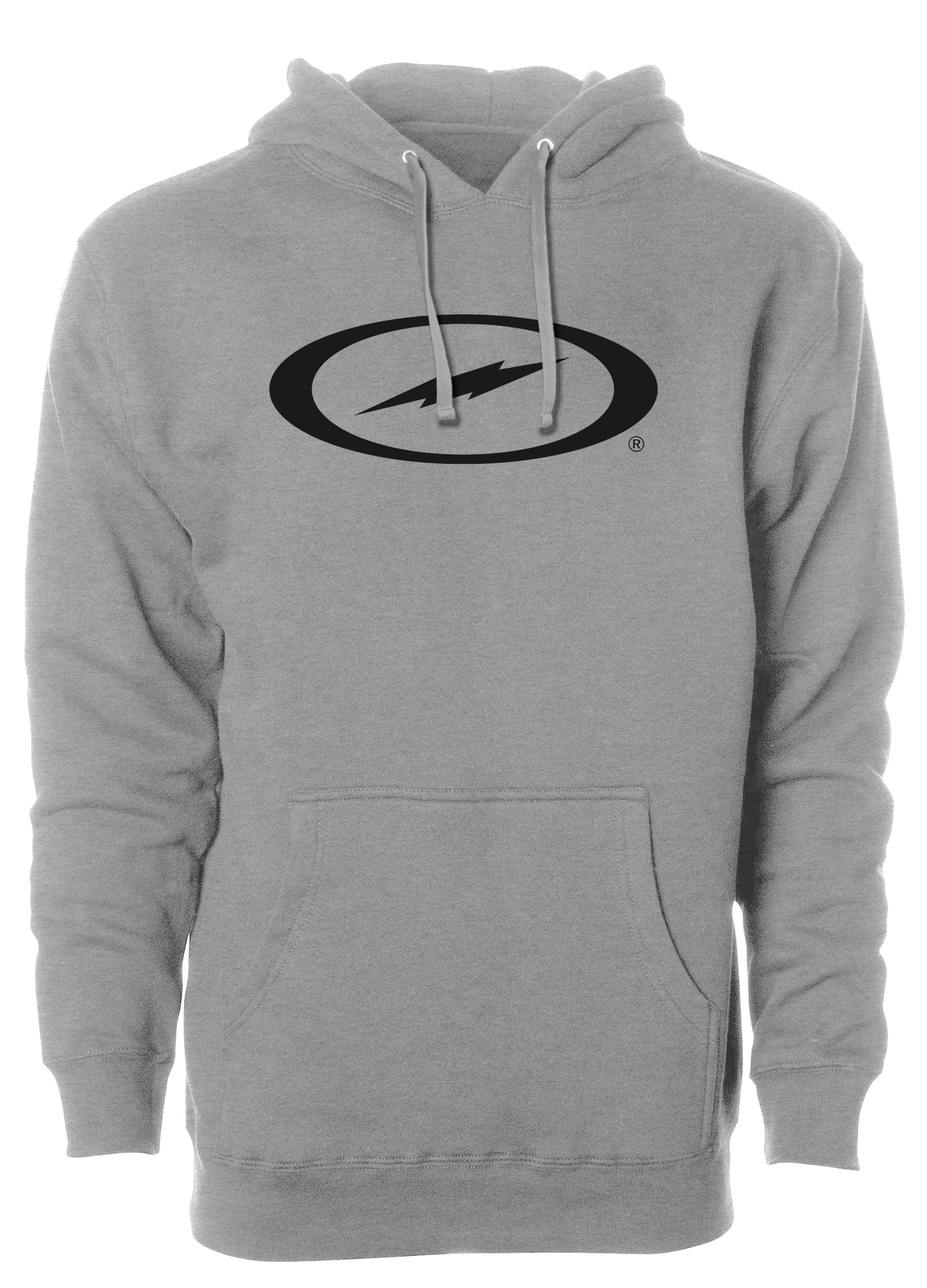 Storm Oval Bolt Logo Hoodie Black