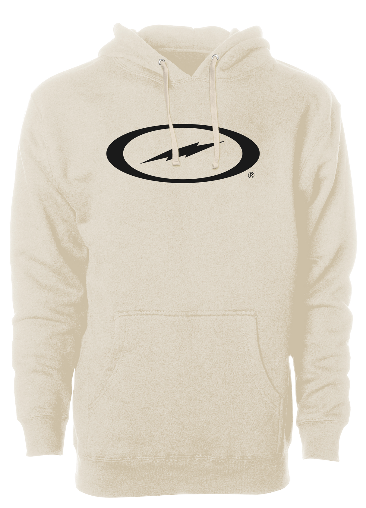 Storm Oval Bolt Logo Hoodie Black