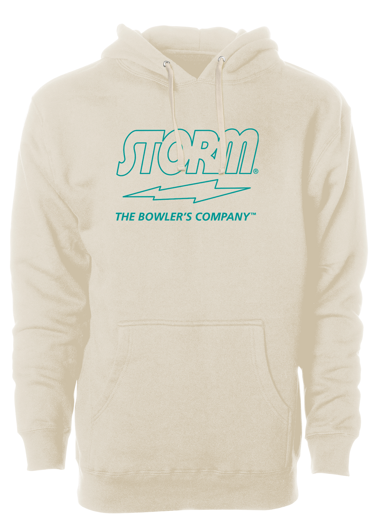 Storm "The Bowler's Company" Hoodie Teal Outline