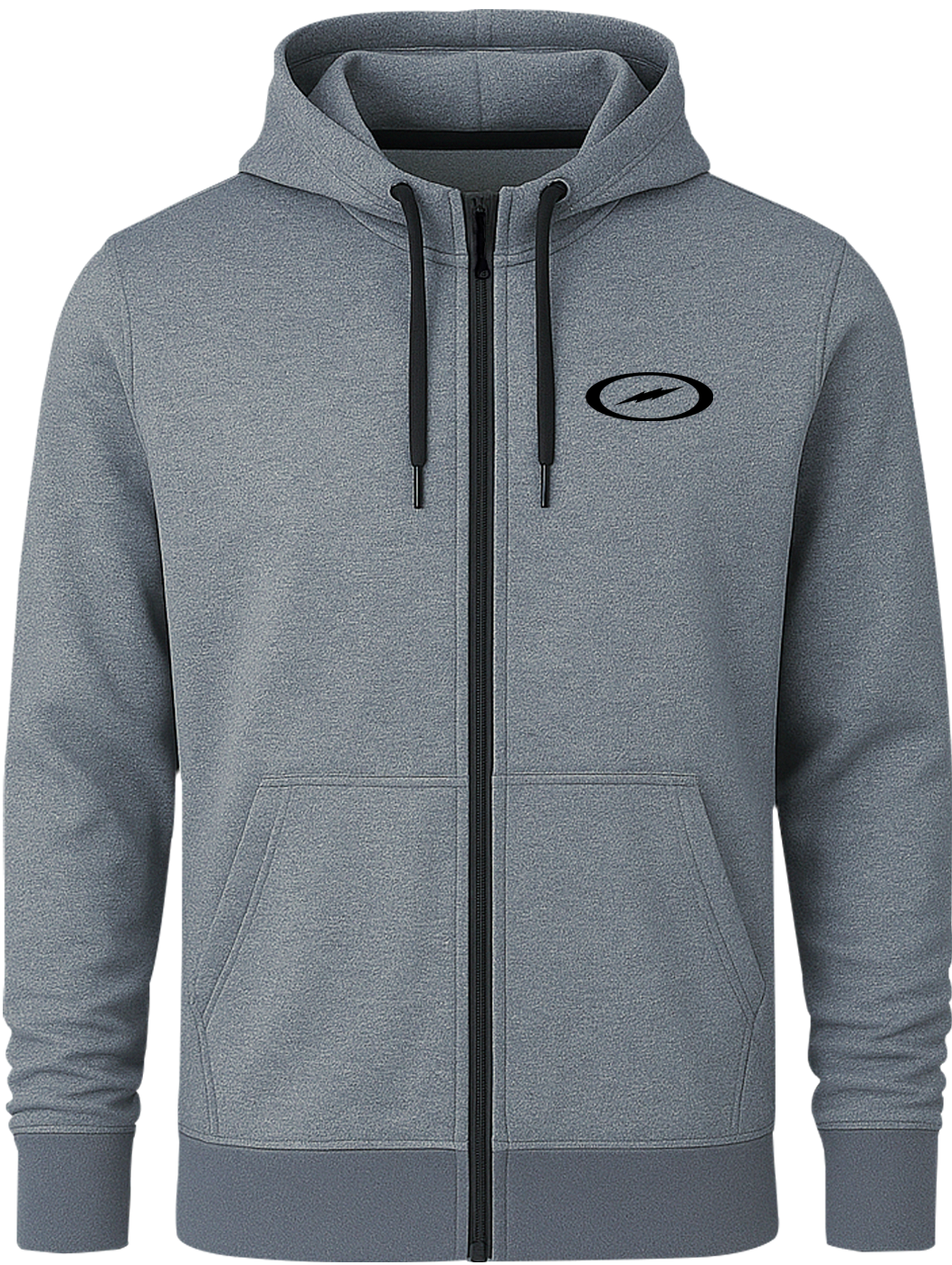 Storm Oval Bolt Black Full Zip Hoodie