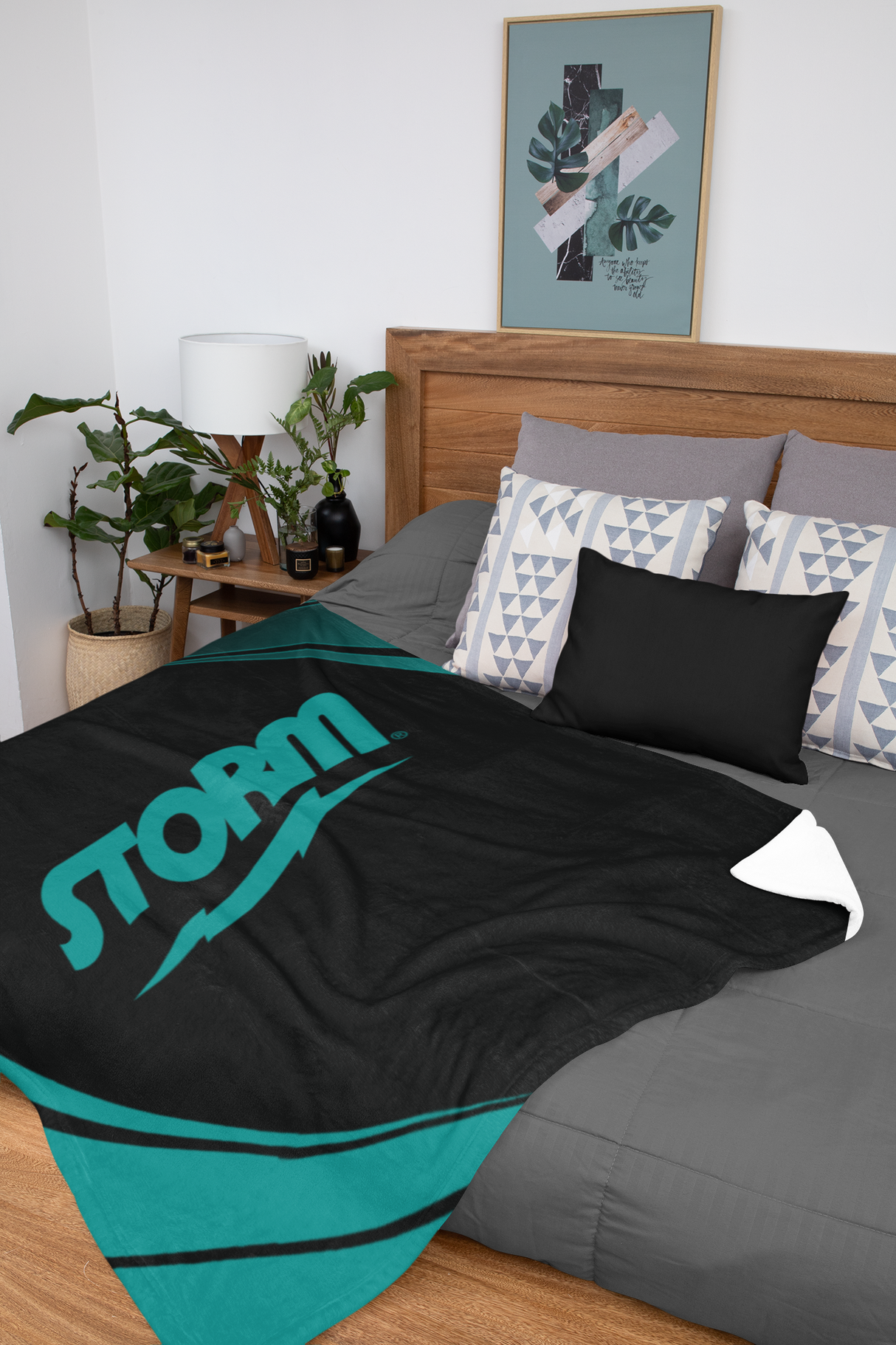 Storm Swirls 60" x 80" Plush Blanket