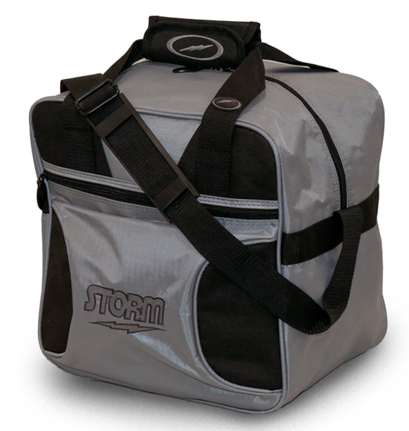 Storm Solo 1 Ball Tote Silver/Black Single Bowling Bag