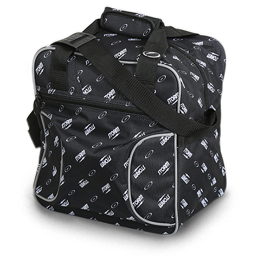 Storm Solo 1 Ball Tote Black/Silver Bowling Bag suitcase league tournament play sale discount coupon online pba tour