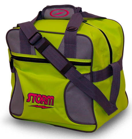 Storm Solo 1 Ball Tote Lime/Gray Single Bowling Bag