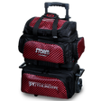 Storm 4 Ball Rolling Thunder Black/ Checkered Red Bowling Bag suitcase league tournament play sale discount coupon online pba tour