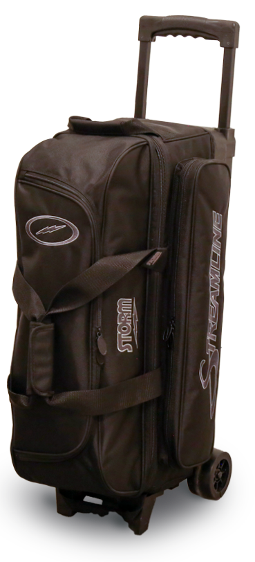 Storm Streamline 3 Ball Carbon/Black Roller Bowling Bag