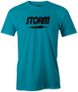 Classic Electric Blue storm bowling tee shirt t-shirt deal coupon logo infusion coolwick best shirt online deal league tournaments pracitce coaching memory lane