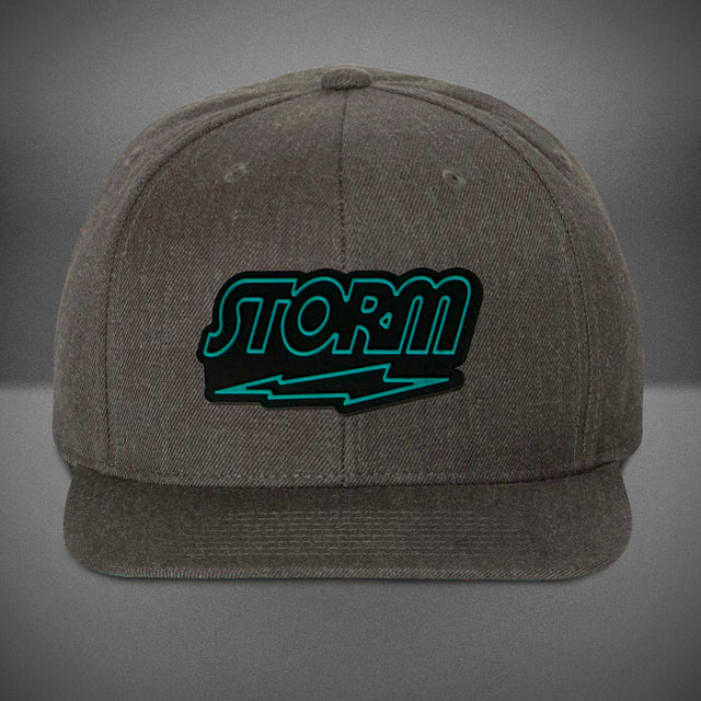 storm-flat-bill-snapback-cap-dark-heather