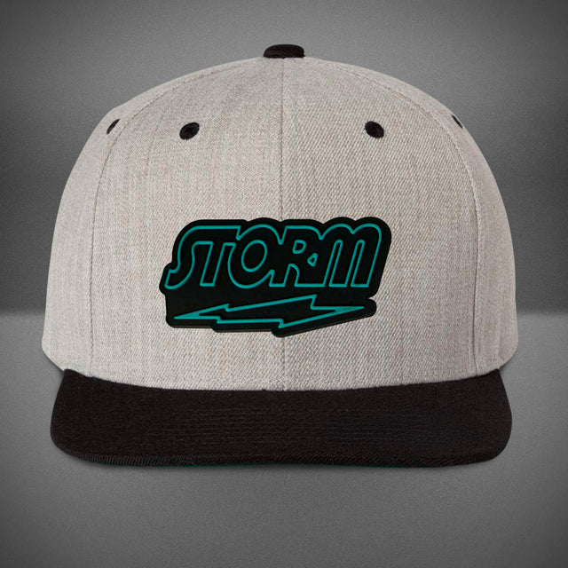 storm-flat-bill-snapback-cap-heather-black