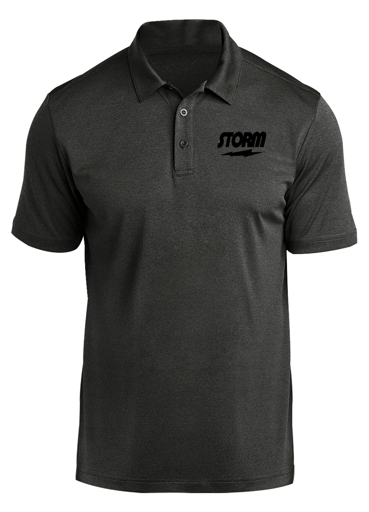 Storm Black Prime Polo Black Heather