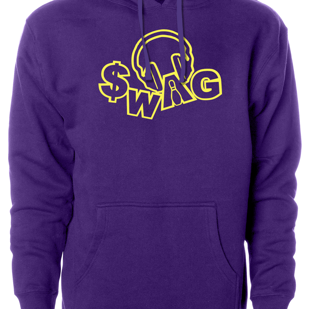 Swag Bowling Outline Logo Hoodie Inside Bowling