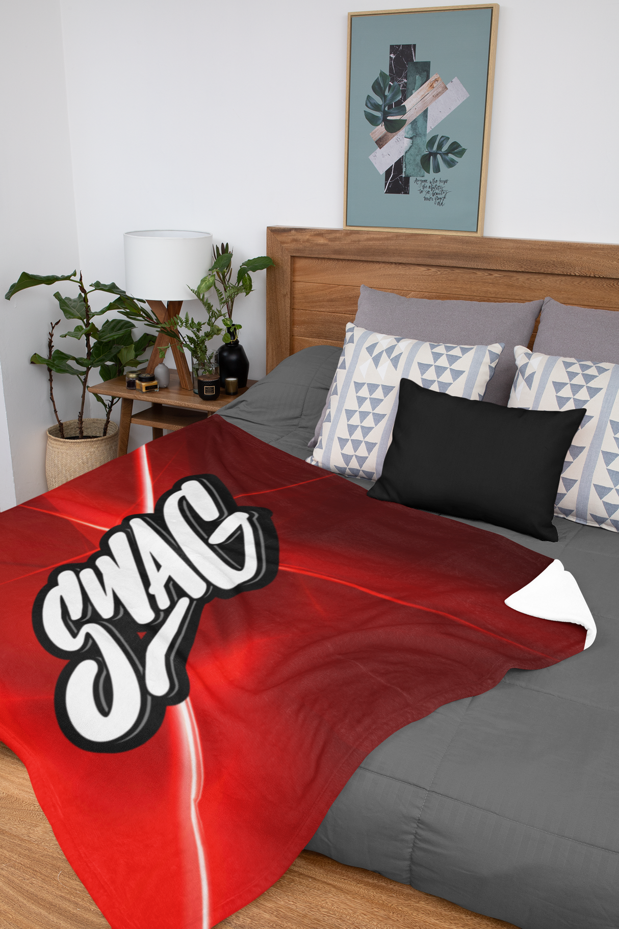 SWAG Spectrum 60" x 80" Plush Blanket