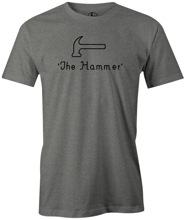hammer-the-hammer bowling ball logo retro vintage bowl bowling shirt league tournament bowler shirt