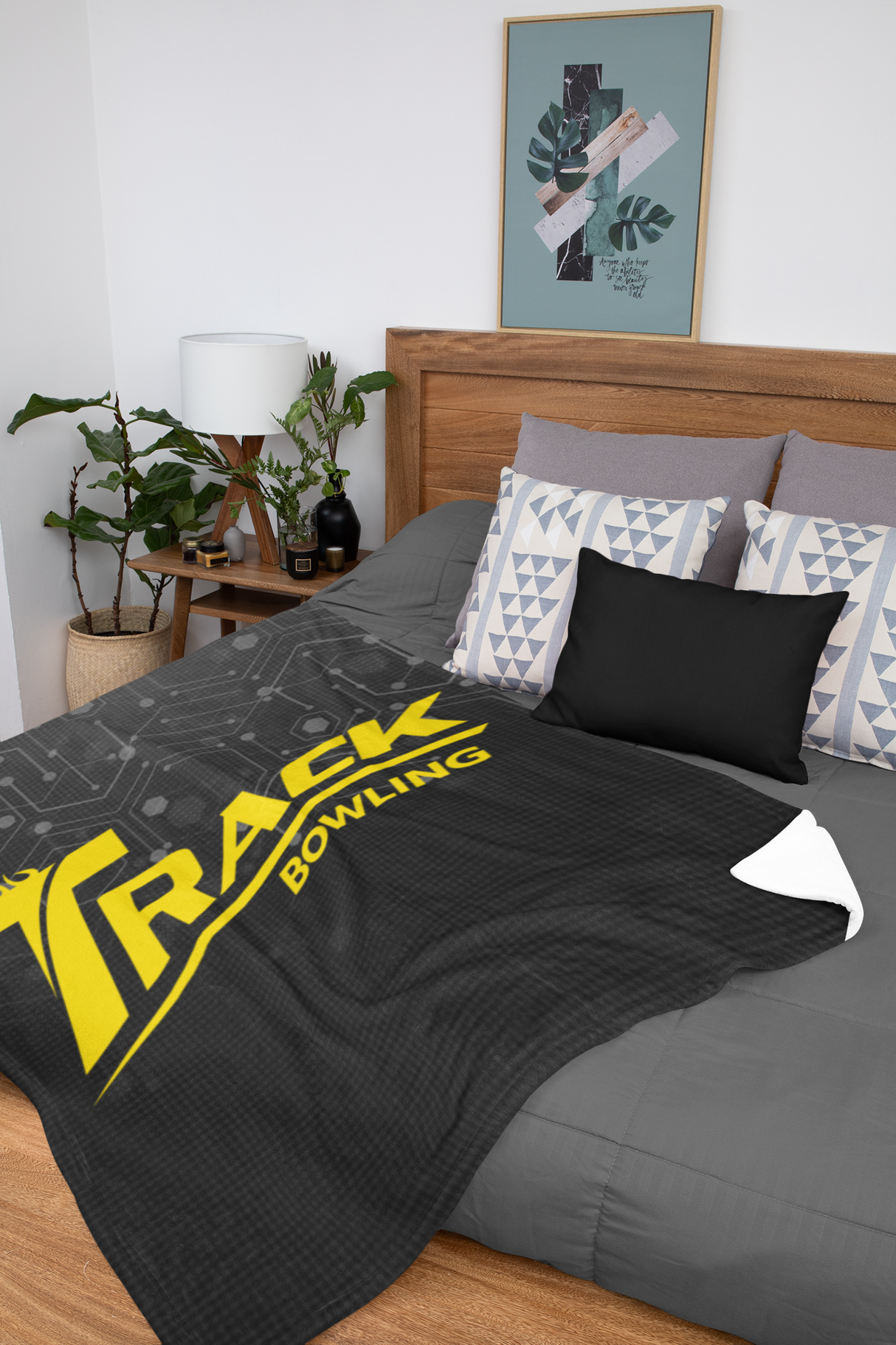Track Evolution 60" x 80" Plush Blanket