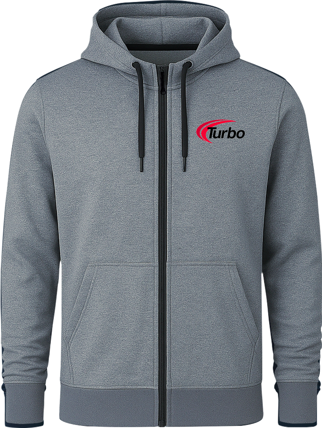 Turbo Black Full Zip Hoodie
