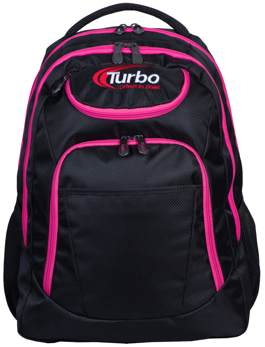 Turbo Shuttle Bowling Backpack Black/Pink Inside Bowling