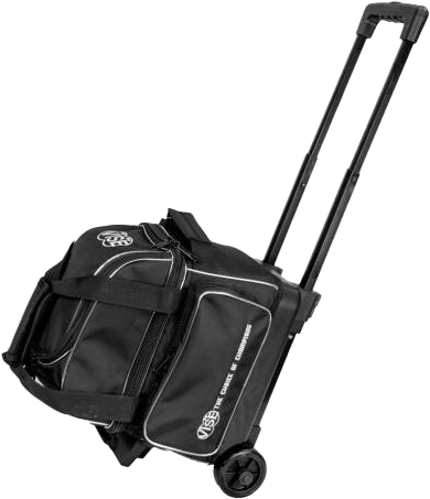 Vise 1 Ball Roller Bowling Bag Black
