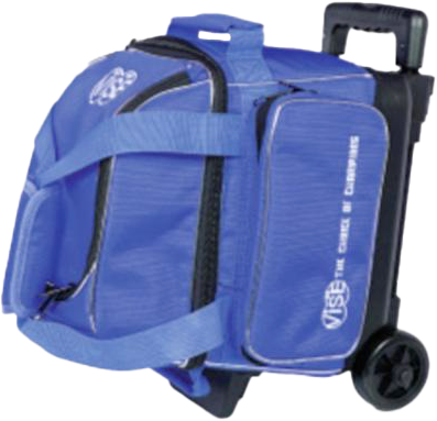 Vise 1 Ball Roller Bowling Bag Blue