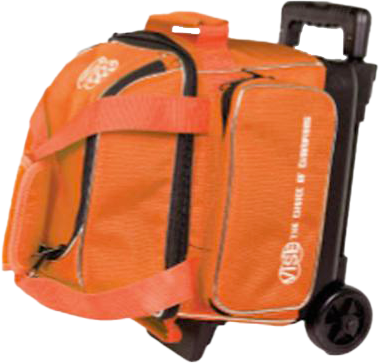 Vise 1 Ball Roller Bowling Bag Orange
