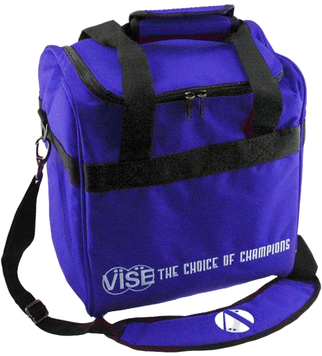 Vise 1 Ball Tote Bowling Bag Blue
