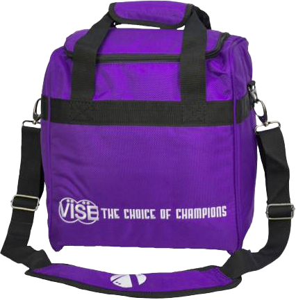 Vise 1 Ball Tote Bowling Bag Purple
