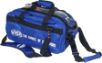 Vise 2 Ball Tote Clear Top Blue bowling bag