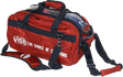 Vise 2 Ball Tote Clear Top Red Bowling Ball Bag