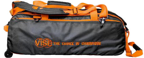 Vise 3 Ball Black/Orange Triple Roller Clear Top