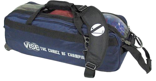 Vise 3 Ball Blue Triple Roller Clear Top