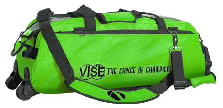 Vise 3 Ball Green Triple Roller Clear Top