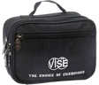 Vise Accessory Bag Black Vise has developed this accessory bag to have multiple pockets so the bowler can organize all of their accessories.   10" X 7.5" X 1" Handle Strap Multiple Pockets