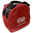Vise Clear Top Add-On Bowling Ball Bag Red