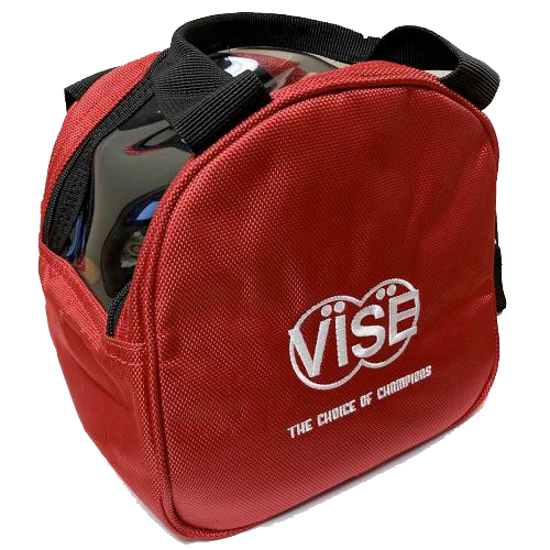 Vise Clear Top Add-On Bowling Ball Bag Red
