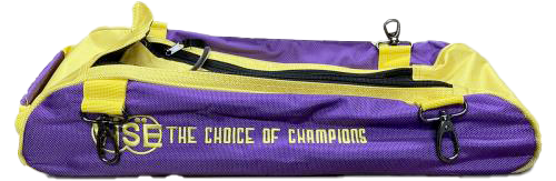 Vise Attachable Shoe Compartment For Vise 3 Ball Tote Purple/Yellow