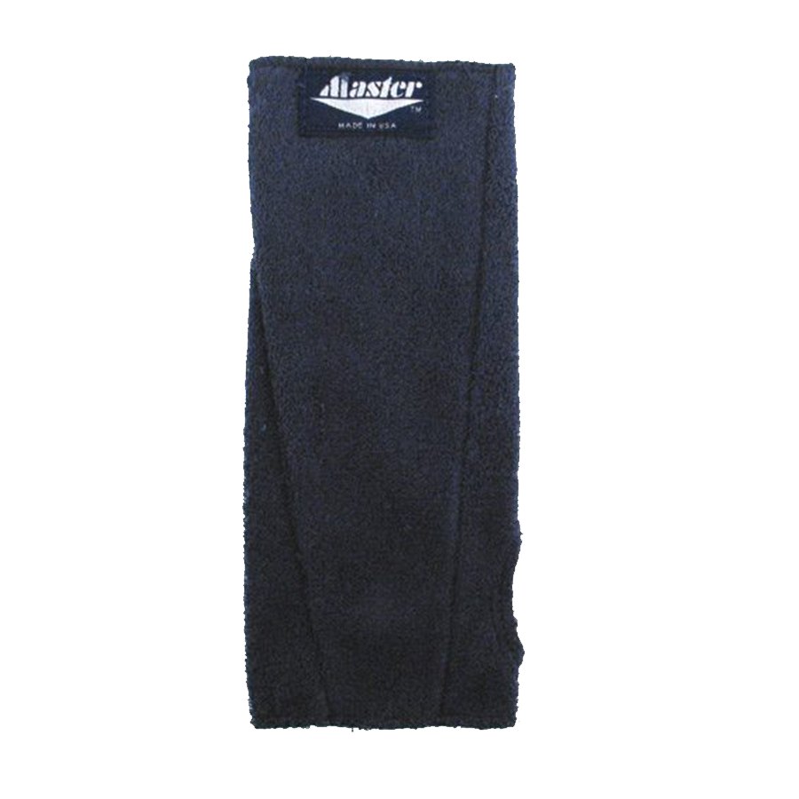 Master Wrist Guard Extra Long Made from the best quality, super adsorbent, Terry Velour.  For better protection and extra comfort. May be worn under any wrist support. Keeps hands dry and odor free. Light weight and fully washable. One size fits all