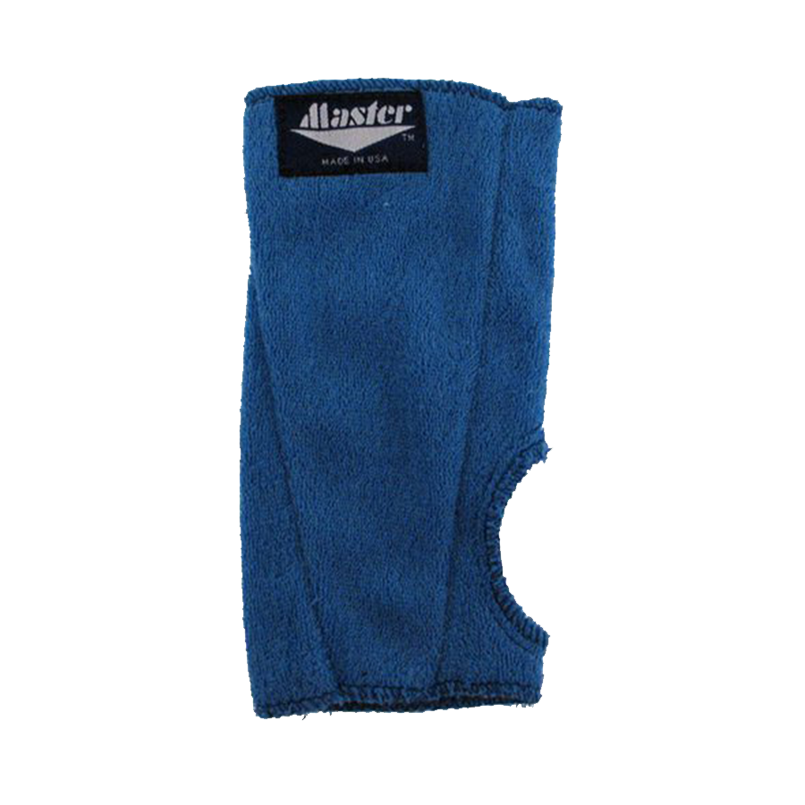 Master Wrist Guard Made from the best quality, super adsorbent, Terry Velour. For better protection and extra comfort. May be worn under any wrist support. Keeps hands dry and odor free. Light weight and fully washable. One size fits all