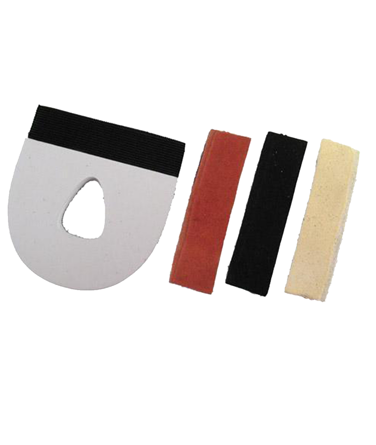 Customize your slide with the 3G Adjust-A-Heel shoe slides. Be prepared for any approach. The Adjust-A-Heel option has a rubber heel base with 3 slide inserts that are attached with Velcro. The inserts come in Felt (gray), Deer Skin (cream) and Back Skin (orange). Premium rubber slide sole with customizable materials for sliding Customize your slide for any condition Deer Skin = least friction / Back Skin = most friction M