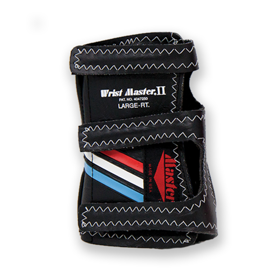 WRIST MASTER II Stay cool and comfortable with our breathable Wrist Master II Excel wrist brace. Designed to keep in control of your game while keeping you looking and feeling cool! Metal support system Adjustable straps Form-fitting contours to wrist, palm and forearm Available in Right or Left hand, sizes XS-XL