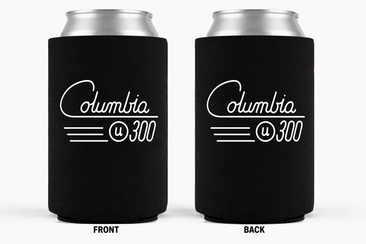 Columbia 300 Black U-Dot Can Cooler