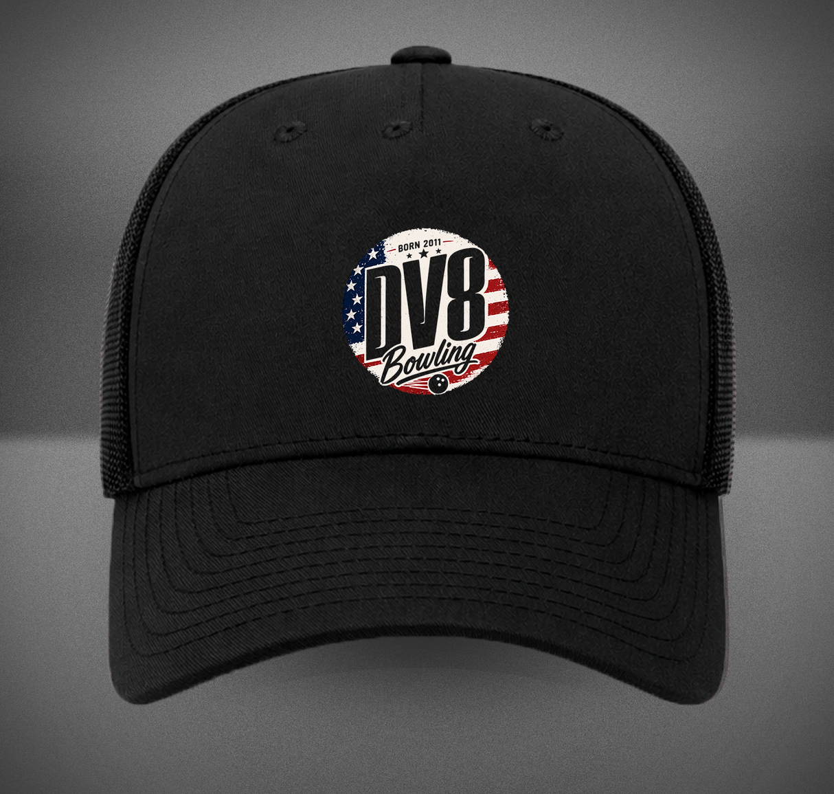 DV8 Bowling USA Retro Trucker Hat