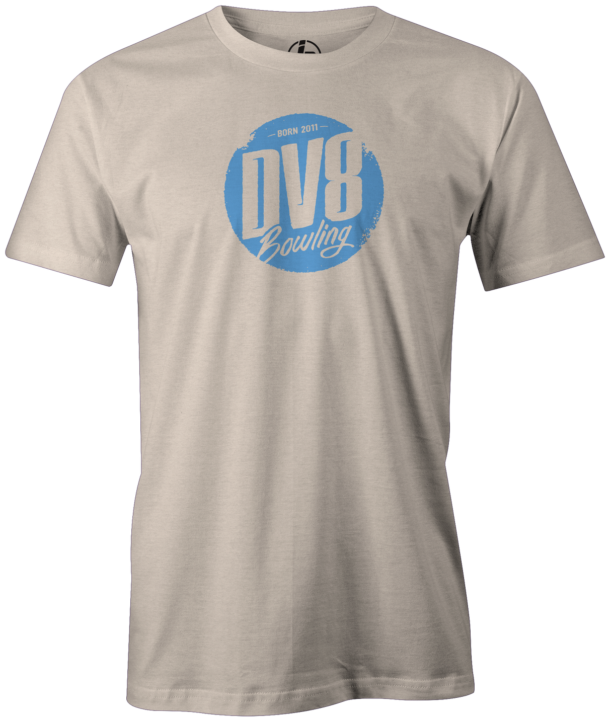 dv8-classic-kw the house keven williams powder blue bowling-ball-logo-tee-shirt-bowler-tshirt
