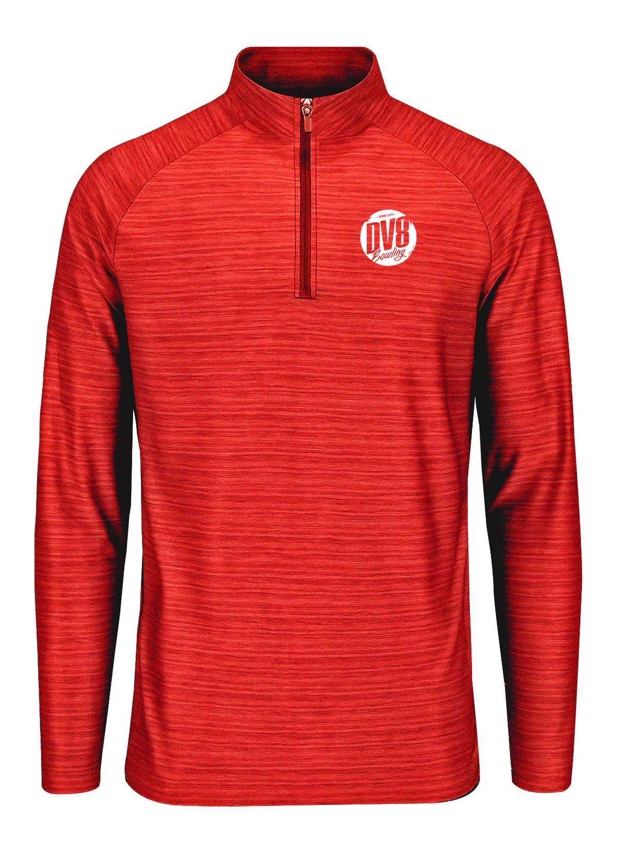 DV8 White Striker Quarter Zip Pullover