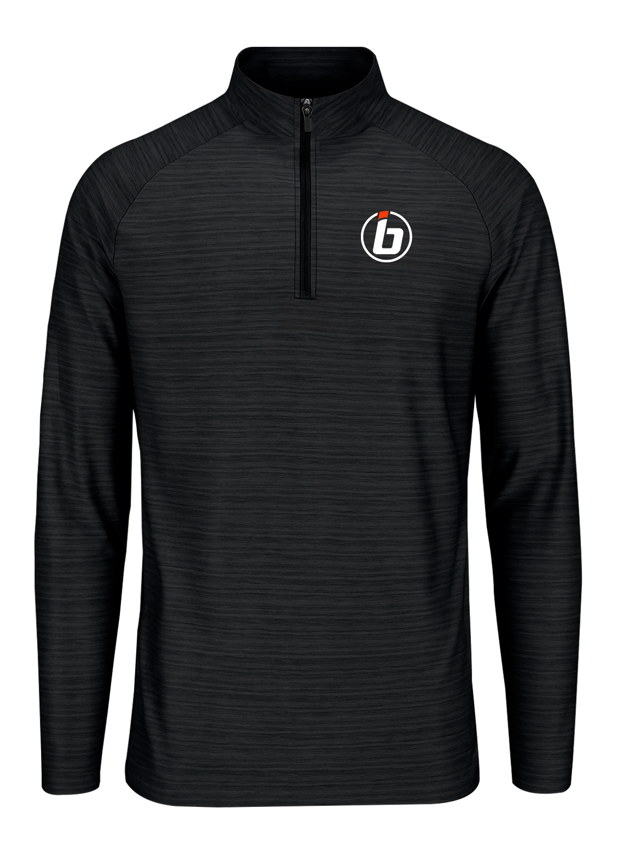 Inside Bowling White Striker Quarter Zip Pullover