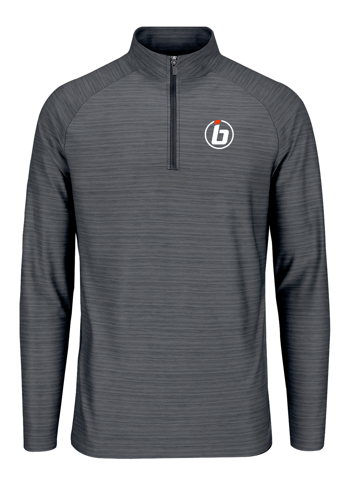 Inside Bowling White Striker Quarter Zip Pullover