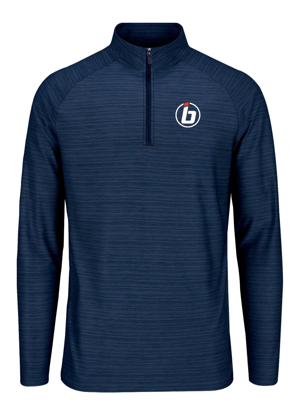Inside Bowling White Striker Quarter Zip Pullover