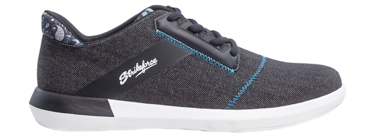 KR Strikeforce Lux Women's Bowling Shoes Black/Ocean Blue